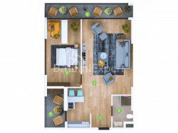 Квартира 3-комн 73 м² - Шерифа Химшиашвили, Батуми