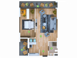 Квартира 3-комн 73 м² - Шерифа Химшиашвили, Батуми