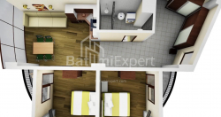 Квартира 84.54 м² - Мезгваурта, Чакви, Грузия