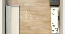Квартира 1-комн 34.8 м² - Мезгваурта, Чакви