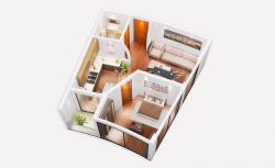 Квартира 2-комн 54 м² - Аллея Героев, Батуми
