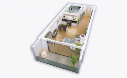 Квартира 1-комн 39.8 м² - Аллея Героев, Батуми