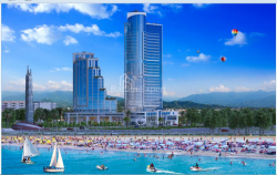 Квартира 2-комн 54.6 м² - Аллея Героев, Батуми
