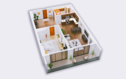 Квартира 1-комн 57.1 м² - Аллея Героев, Батуми