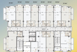Квартира 1-комн 27 м² - Юрьевская, Батуми