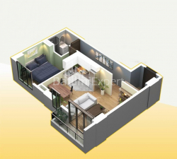 Строящийся объект 2-комн 55.4 м² - Хайдара Абашидзе, Батуми