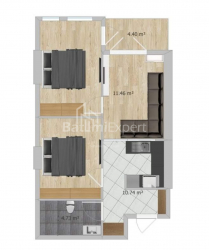Квартира 3-комн 57 м² - Еквтиме Такаишвили, Батуми