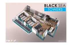 Квартира 79.7 м² - Жиули Шартава, Батуми, Грузия